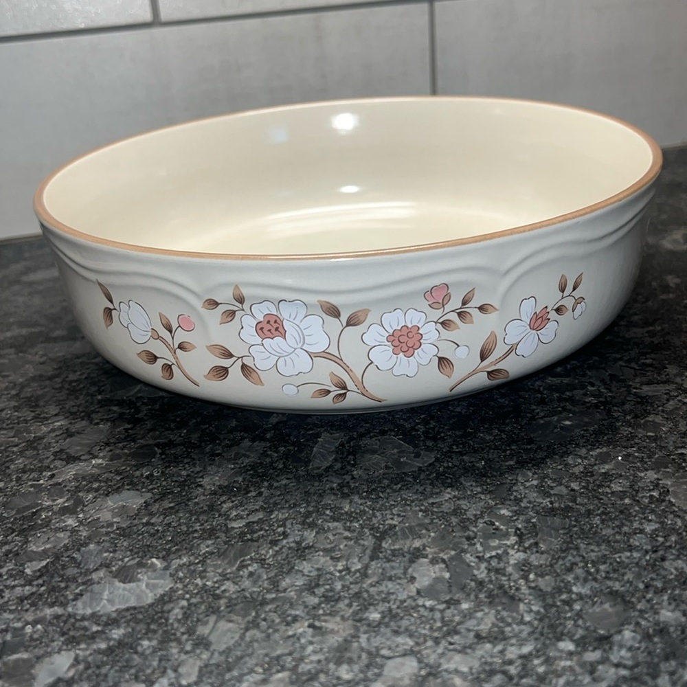 Covington Stoneware baker 9 inch. IDLE WILD Vintage   Freezer, microwave, oven